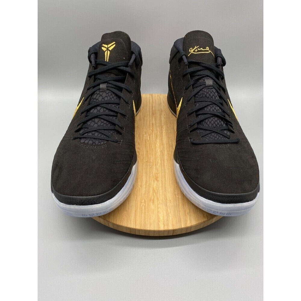 Nike Kobe AD Shoes Black Gold Basketball Sneakers Lace AQ9579-001 Mens 17.5 - Picture 7 of 12